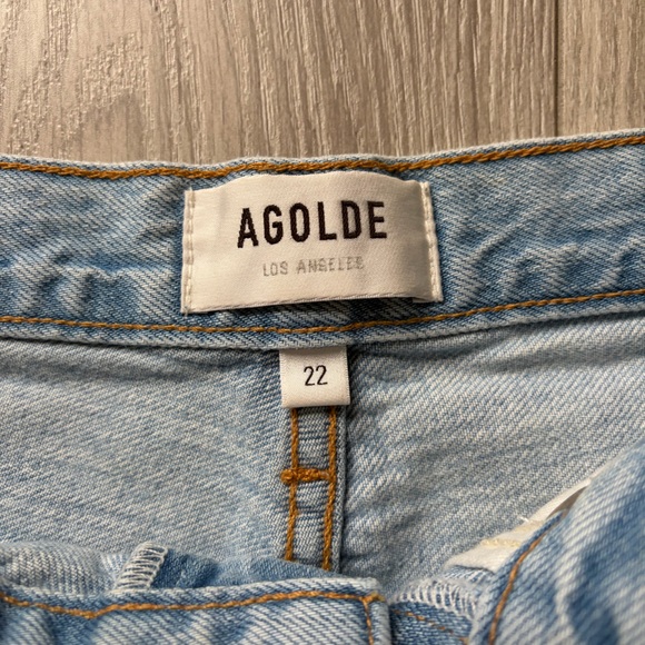 Agolde Riley High Rise Straight Crop - Size: 22 - Colour: Shatter - Picture 3 of 4